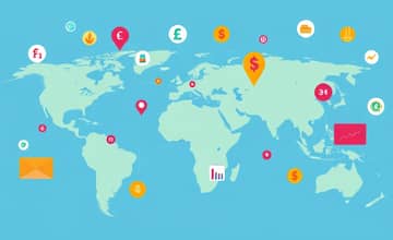 Concepto De Correlación Entre Mercados De Distintos Países